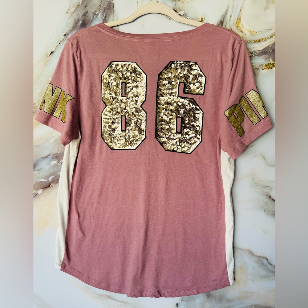 PINK Large Perfect V-neck Tee